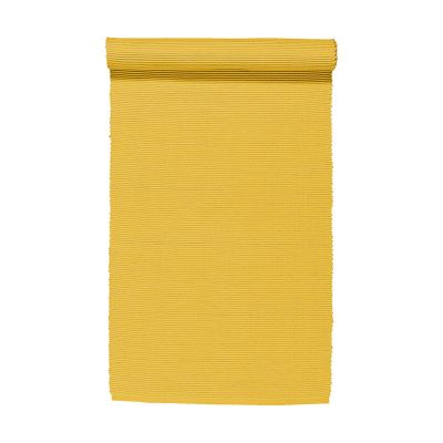 Linum Uni pöytäliina 45x150 cm Sinapinkeltainen | Alk. 18,90 €