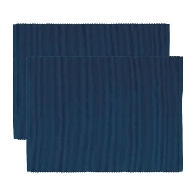 Linum Uni pöytätabletti 35 x 46 cm 2-pakkaus Indigo blue | Alk. 19,00 €