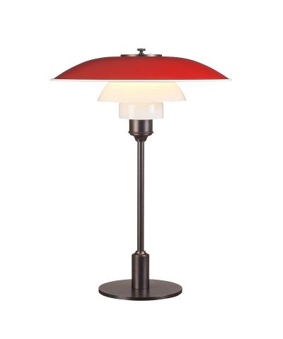 Louis Poulsen - PH 3½-2½ Pöytävalaisin Punainen