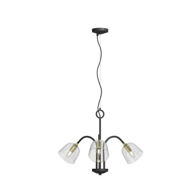 Lucande - Anjita 3 Riippuvalaisin Black/Brass | Alk. 52,00 €