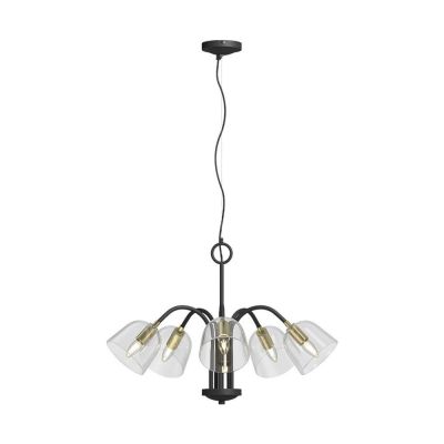 Lucande - Anjita 5 Riippuvalaisin Black/Brass | Alk. 104,00 €