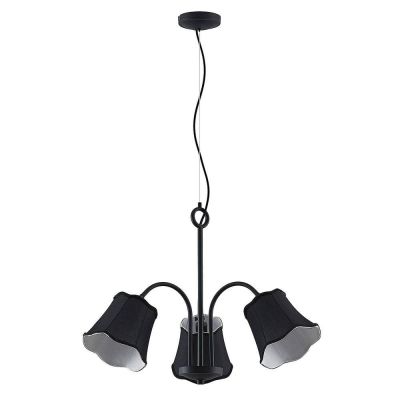 Lucande - Binta 3 Riippuvalaisin Silver Black | Alk. 57,00 €