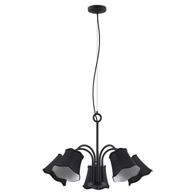 Lucande - Binta 5 Riippuvalaisin Silver Black | Alk. 99,00 €
