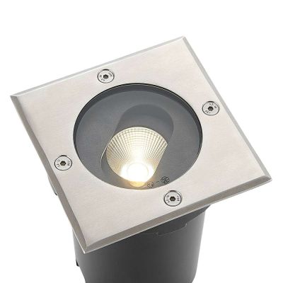 Lucande - Doris LED Square Maahanupotettava Spotti Steel | Alk. 81,00 €