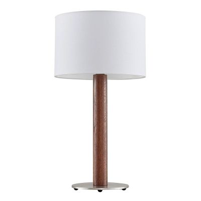 Lucande - Lakira Pöytävalaisin M White/Wood | Alk. 162,00 €