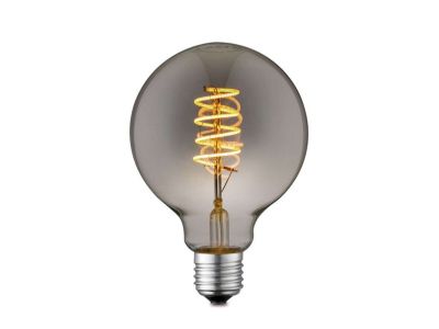 Lucande - Lamppu LED 4W Smoke G95 Himmennettävissä E27 | Alk. 22,00 €