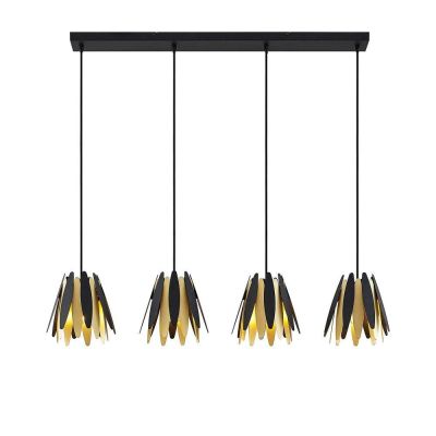 Lucande - Lounit 4 Riippuvalaisin Black/Gold