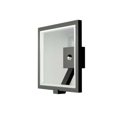 Lucande - Square LED Ulko Seinävalaisin w/Sensor Graphite | Alk. 85,00 €