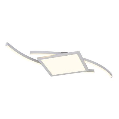 Lucande - Tiaro LED Square Kattovalaisin 42,5 Silver | Alk. 60,00 €