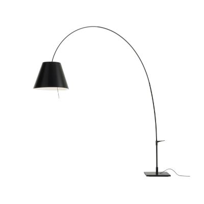 Luceplan Lady Costanza D13E d -lattiavalaisin Musta varjostin, mustaksi maalattu runko | Alk. 1 549,90 €