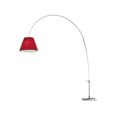 Luceplan Lady Costanza D13E d -lattiavalaisin Punainen varjostin, alumiinirunko | Alk. 1 740,60 €