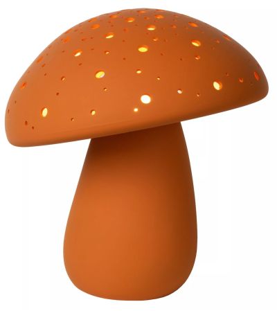 Lucide Fungo pöytävalaisin Ø27 cm okrankeltainen | Alk. 59,50 €