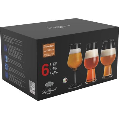 Luigi Bormioli Birrateque-olutlasi, 6 osaa | Alk. 58,75 €