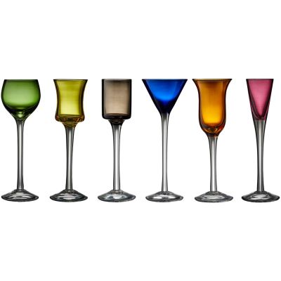 Lyngby Glas Jalalliset snapsilasit, 6 kpl | Alk. 34,00 €