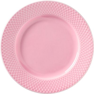 Lyngby Porcelæn Rhombe-aamiaislautanen, 21cm, roosa | Alk. 24,00 €