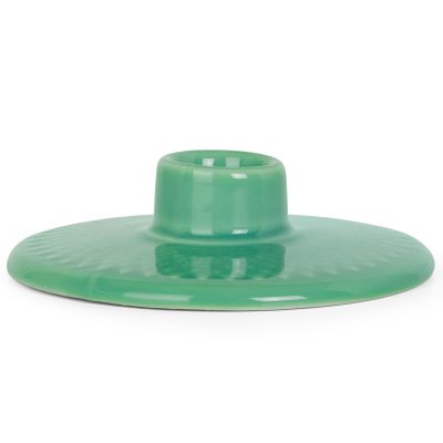 Lyngby Porcelæn Rhombe Color kynttilänjalka, vihreä | Alk. 20,00 €