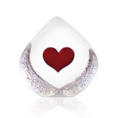 Målerås Glasbruk Global Icons lasiveistos sydän Iso | Alk. 51,90 €