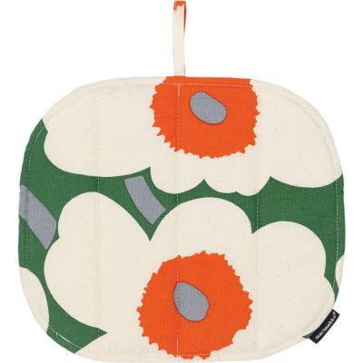 Marimekko Pieni Unikko patalappu, vihreä/oranssi | Alk. 10,00 €