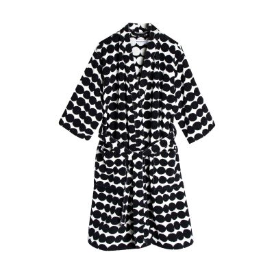 Marimekko Räsymatto kylpytakki Black-white, XL