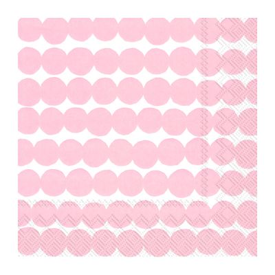 Marimekko Räsymatto servietti 33x33 cm 20-pakkaus White rose