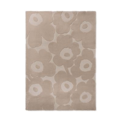 Marimekko Unikko villamatto Light Beige, 170x240 cm | Alk. 2 020,00 €