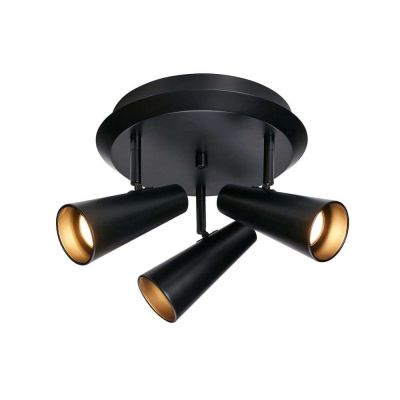 Markslöjd - Crest 3 Round Kattovalaisin Black Markslöjd | Alk. 118,00 €