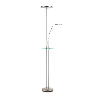 Markslöjd - Friend Lattiavalaisin Uplight 2L LED Steel USB Markslöjd | Alk. 210,00 €