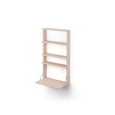 Massproductions Gridlock - M1-A4-0-D -seinähylly kirjoituspöydällä Natural Ash | Alk. 1 379,90 €