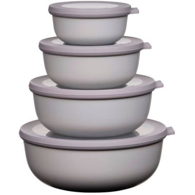 Mepal Cirqula-kulhosetti, matala, 4 kpl., Nordic White | Alk. 49,00 €