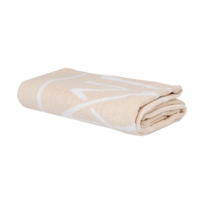 Mille Notti Elba Rantapyyhe EKO Ivory-Valkoinen, 86 x 180 cm | Alk. 63,52 €