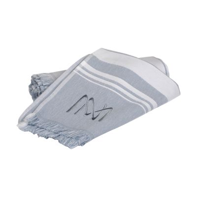 Mille Notti Rapallo Rantapyyhe EKO Vaaleansininen 100 x 180 cm | Alk. 54,90 €