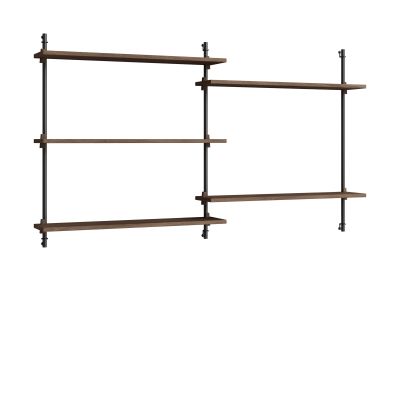 MOEBE Moebe wall shelving ws.85.2.B Poltettu tammi-musta | Alk. 666,90 €