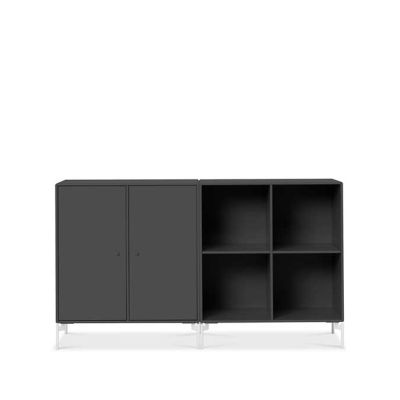 Montana Pair sivupöytä Anthracite 04, valkoiseksi maalatut jalat | Alk. 1 881,00 €