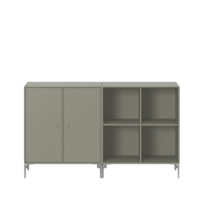 Montana Pair sivupöytä Fennel 144, kromijalat