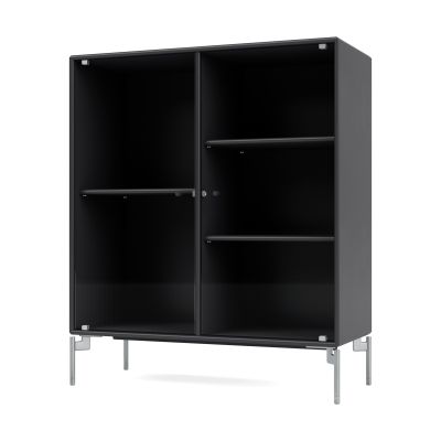 Montana Ripple II vitriinikaappi 69,6x82,2x30 cm Anthracite-jalat chrome | Alk. 1 221,30 €