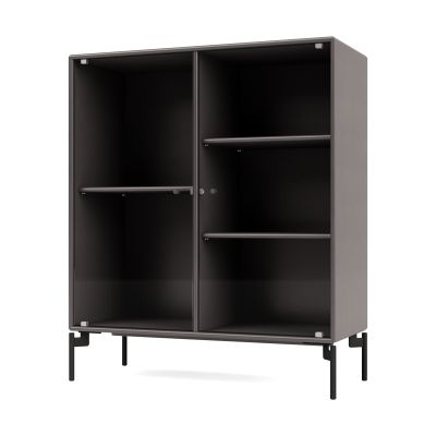 Montana Ripple II vitriinikaappi 69,6x82,2x30 cm Coffee-jalat black | Alk. 1 221,30 €