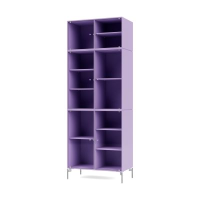 Montana Ripple IV vitriinikaappi 69,6x187,2x38 cm Iris-jalat chrome | Alk. 3 312,90 €