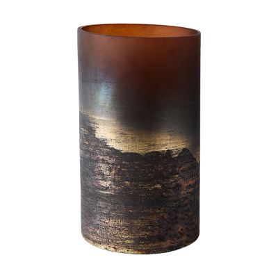 MUUBS Lana maljakko Ø14x25 cm Brown-gold