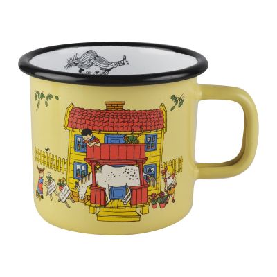 Muurla Villa Villekulla -emalimuki 3,7 dl Yellow | Alk. 10,00 €