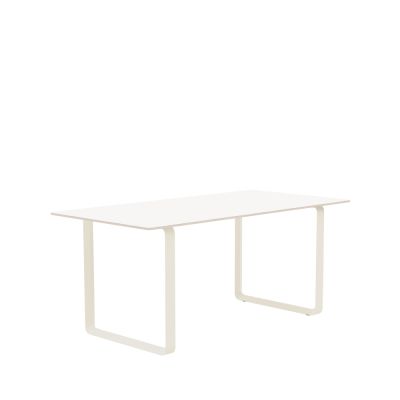 Muuto 70/70 ruokapöytä 170 x 85 cm White laminate-Plywood-Sand | Alk. 1 649,00 €