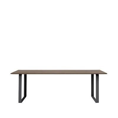 Muuto 70/70 ruokapöytä 225 x 90 cm Solid smoked oak-Black | Alk. 3 495,00 €