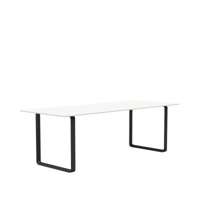 Muuto 70/70 ruokapöytä 225 x 90 cm White laminate-Plywood-Black | Alk. 2 249,00 €
