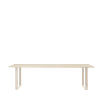 Muuto 70/70 ruokapöytä 255 x 108 cm Oak veener-Plywood-Sand | Alk. 2 695,00 €