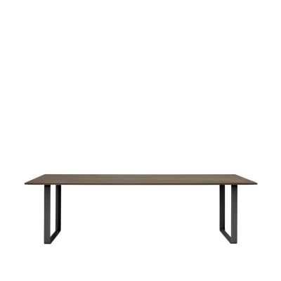 Muuto 70/70 ruokapöytä 255 x 108 cm Solid smoked oak-Black | Alk. 4 595,00 €