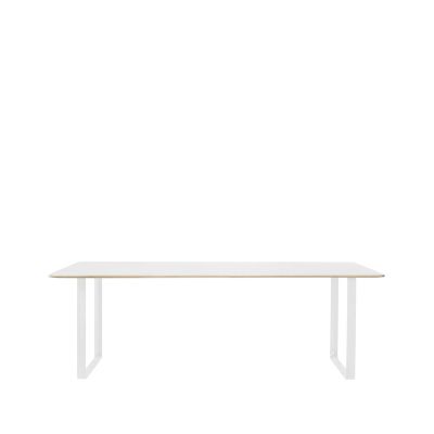 Muuto 70/70 ruokapöytä 255 x 108 cm White laminate-Plywood-White | Alk. 2 349,00 €