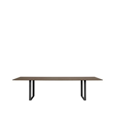 Muuto 70/70 ruokapöytä 295 x 108 cm Solid smoked oak-Black | Alk. 4 995,00 €