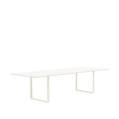 Muuto 70/70 ruokapöytä 295 x 108 cm White laminate-Plywood-Sand | Alk. 2 495,00 €