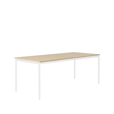 Muuto Base ruokapöytä Oak, valkoinen runko, vanerireuna, 190 x 85 cm | Alk. 1 849,00 €