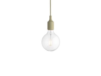 Muuto - E27 Riippuvalaisin Beige/Green Muuto