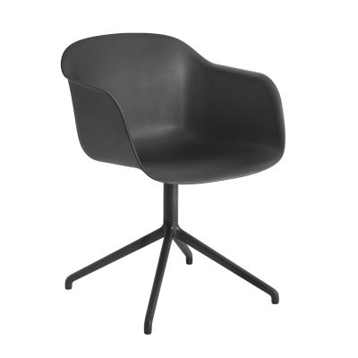 Muuto Fiber armchair swivel base toimistotuoli musta | Alk. 429,00 €